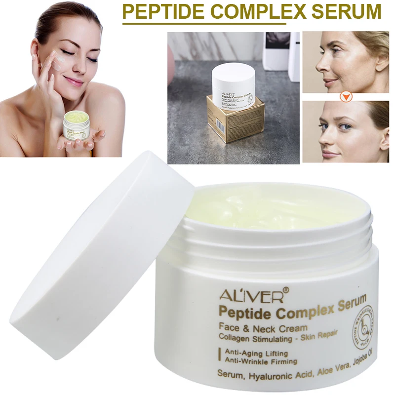 

30g Peptide Complex Serum Hyaluronic Acid For Face Neck Cream Anti-Aging Removing Wrinkles Moisturizer Facial Skin Care