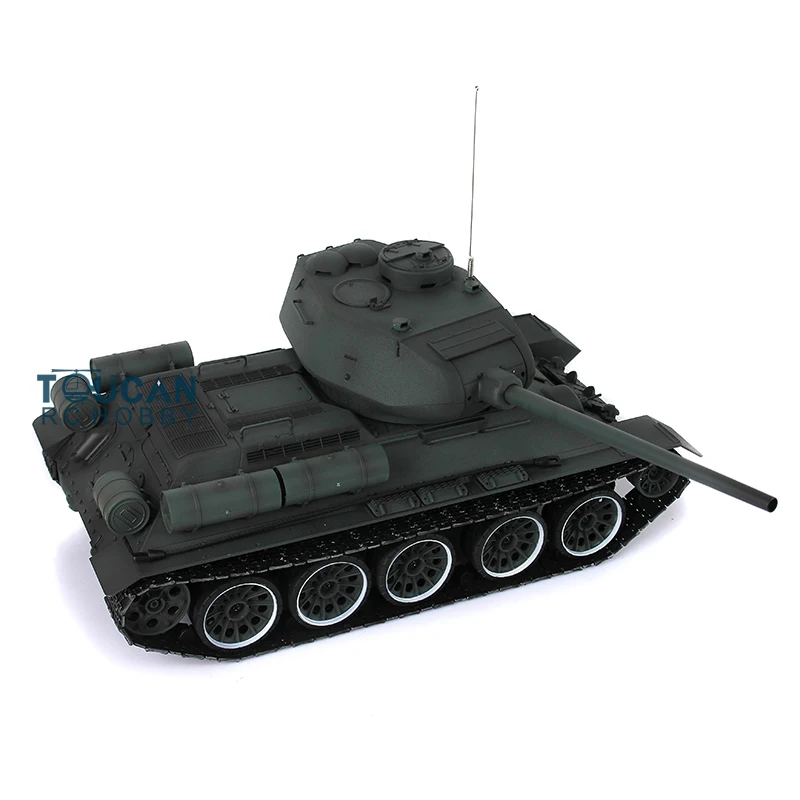 Heng Long RC Tank 1/16 зеленый 2 4G TK7.0 пластиковый Ver советский T34-85 модель 3909 TH17780-SMT4 | Игрушки