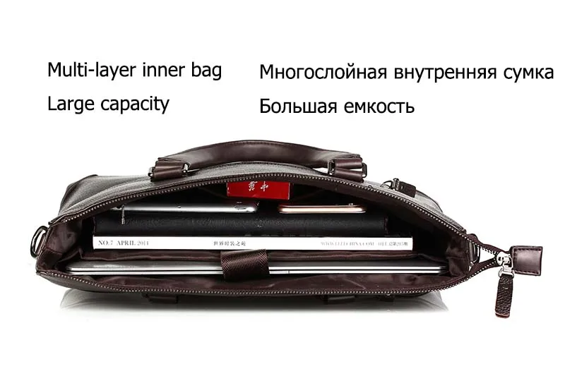 Briefcases Portable Male Messenger Bag Sets Men Briefcase for Document Laptop Computer Handbag Shoulder Brief Case Satchel Bags