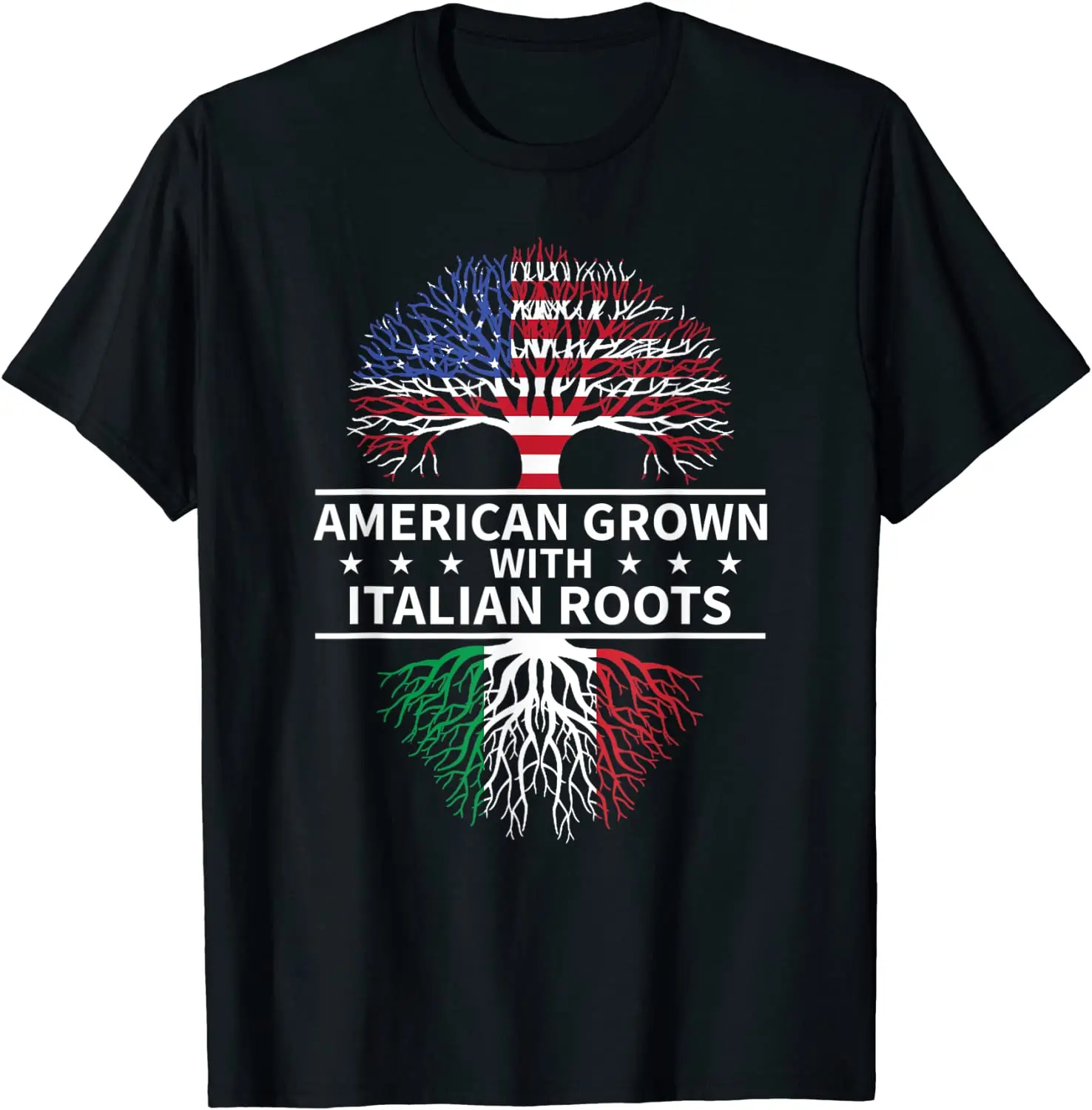 

American Grown Italian Roots Shirt, Italy T-Shirt Men's T-shirt