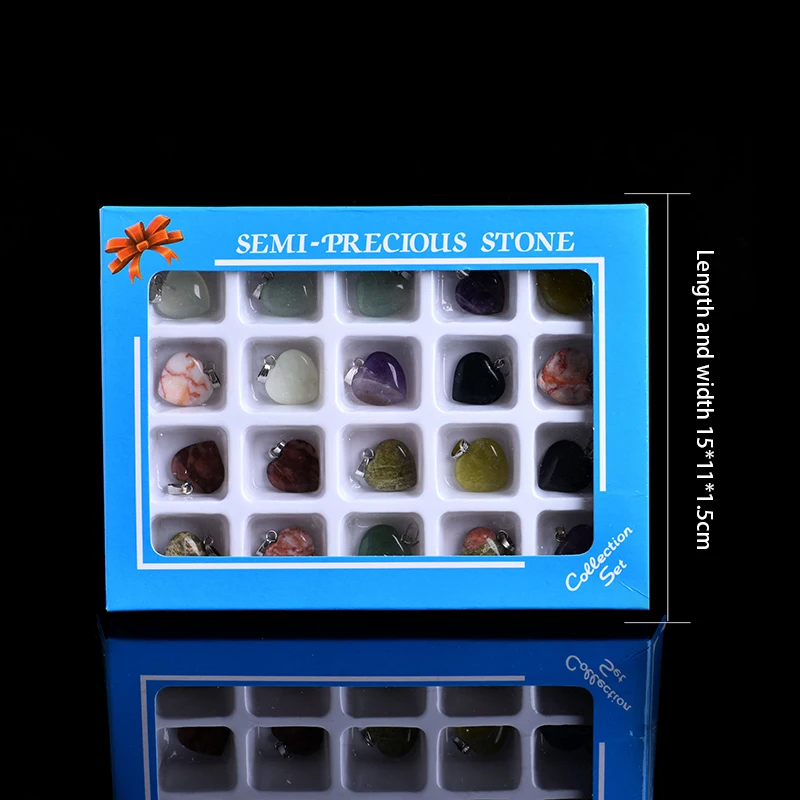 Костюм 20 в 1 минеральное ювелирное изделие с натуральными скалами минеральными