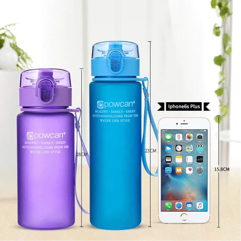 Спортивные бутылки для воды дорожная бутылка минималистичные шейкеры 400 мл/500 мл