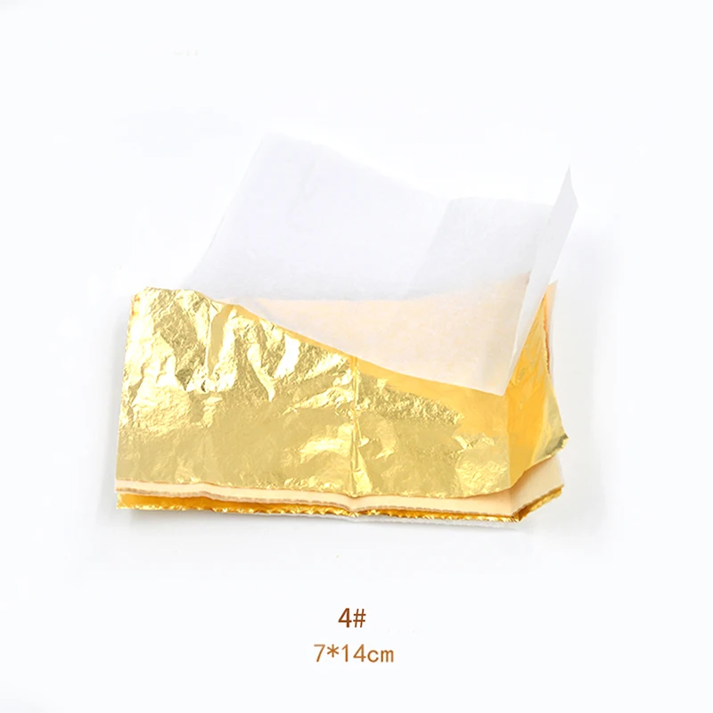 Набор подставок для чашек неправильной формы комплект из золотой фольги