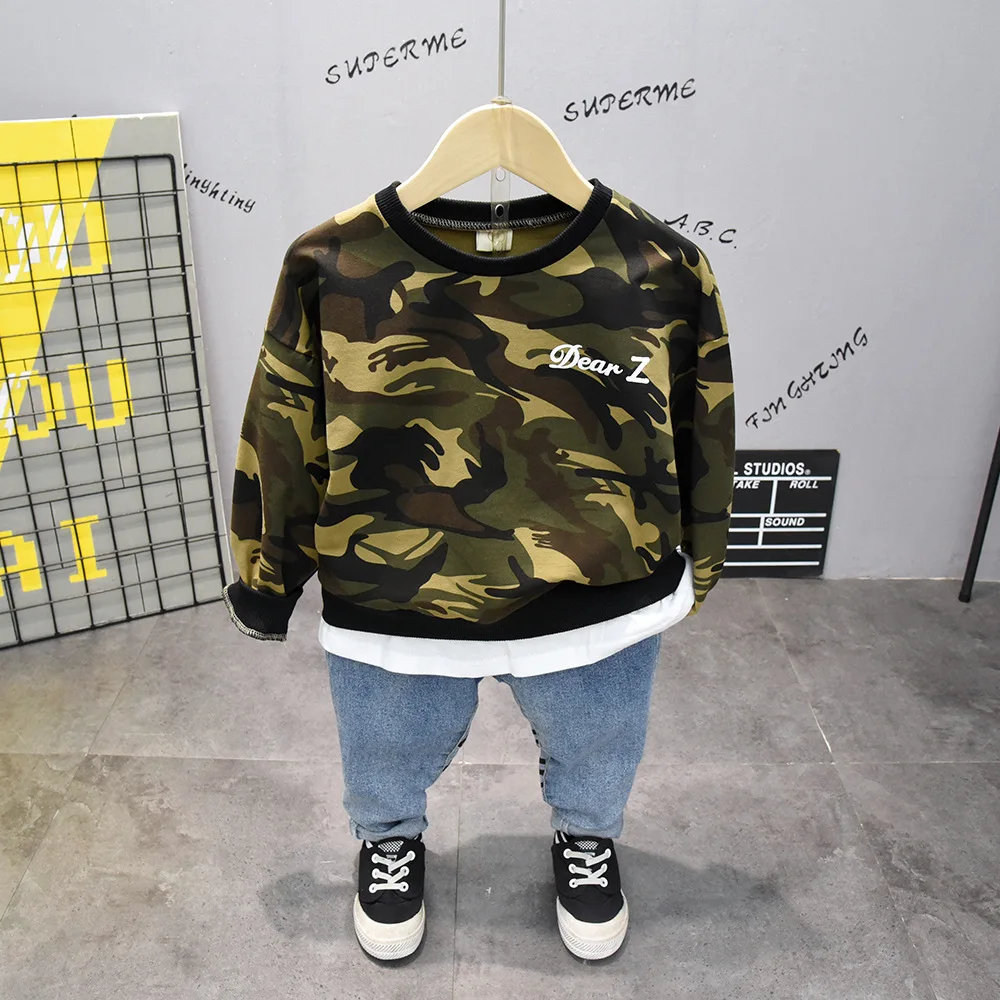 2020 Retail 2pcs Boy casual hoodies + pant boys clothing baby boy sets kid's suits more color choosing free shipping AA7 | Детская