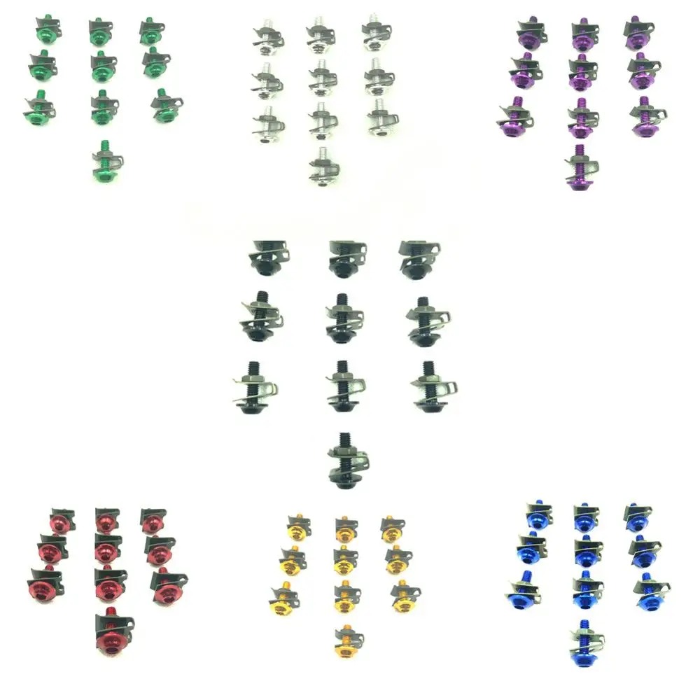 6 мм M6 мотоцикл обтекатель корпус рабочий болт крепежный зажим винтовая гайка для