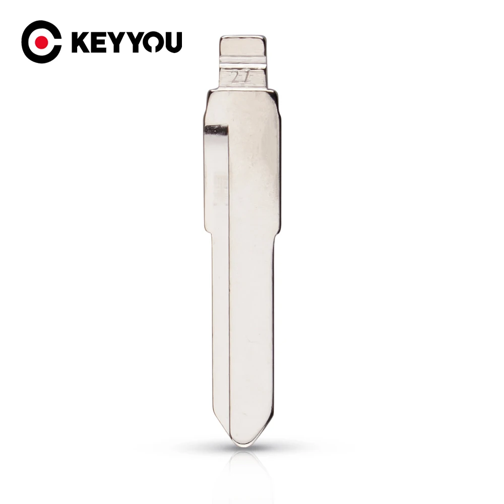 

KEYYOU Metal Blank Uncut Flip KD Remote Key Blade Type #27 For Mazda Blade