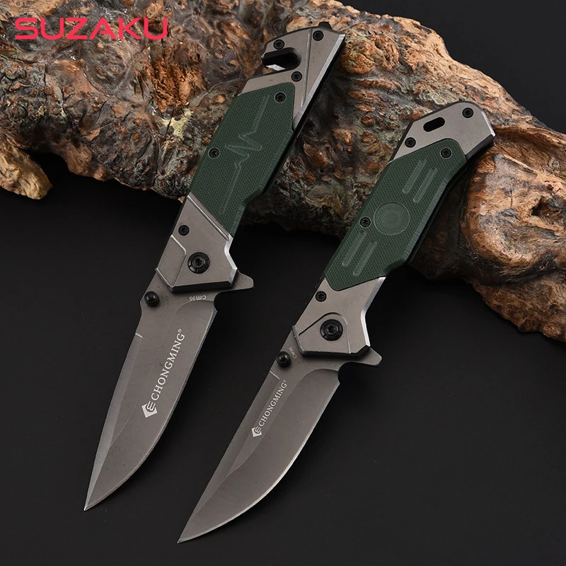

Damascus 7.8" Knives Folding KnifeCamping Blade Pocket Knives Folding Stainless VG10 Handle Knives High Hardness Military Knife