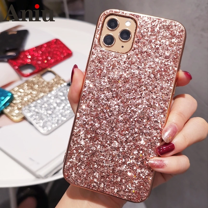 

Suitable for iPhone 13 Pro Max Case Plating For iPhone 13 Pro 13 Mini 2021 Cover Shining For Women