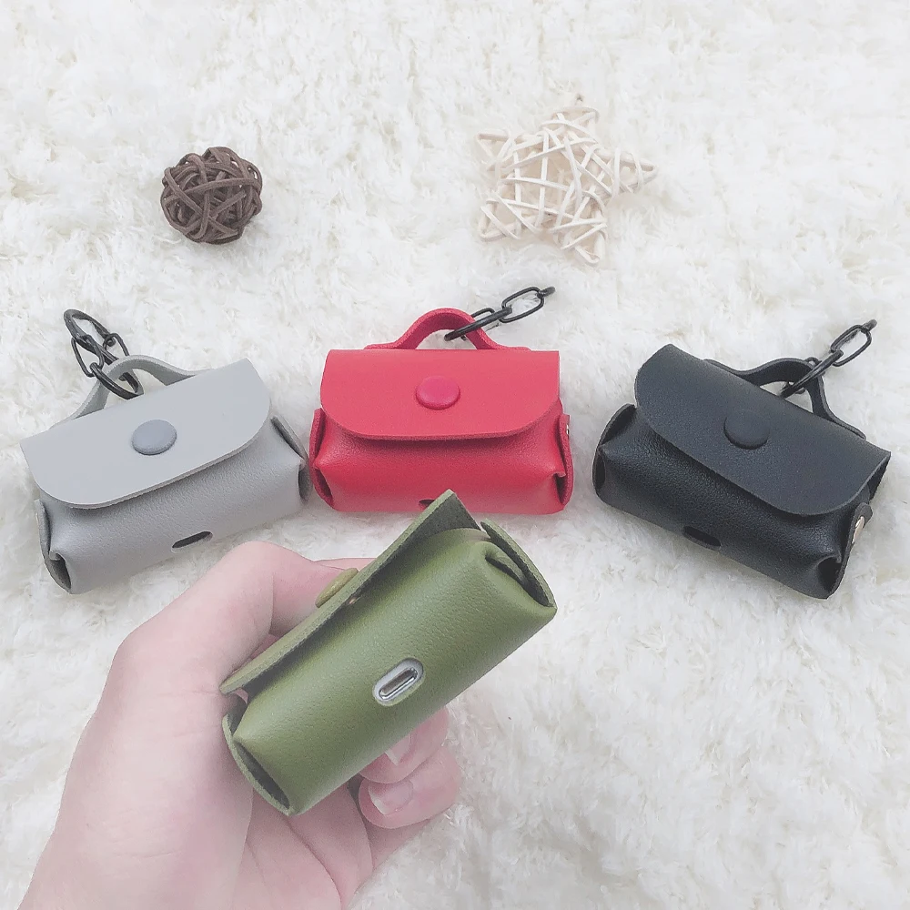 

leather Wireless Bluetooth earphone Case For Apple AirPods3 wite Anti-lost hook lady Women Matte Earphone Case For AirPods 3 Pro