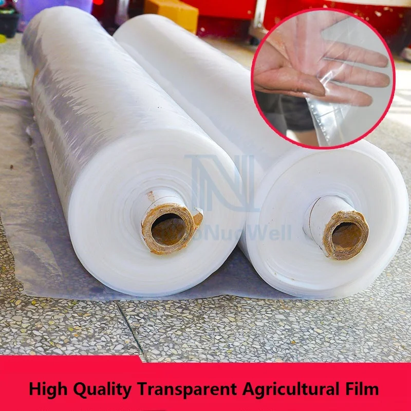 Thicken 0.08mm 1m Width PE Plastic Rainproof Mulch Garden Greenhouse Film Succulent Plants Cover Transparent Thermal Membrane