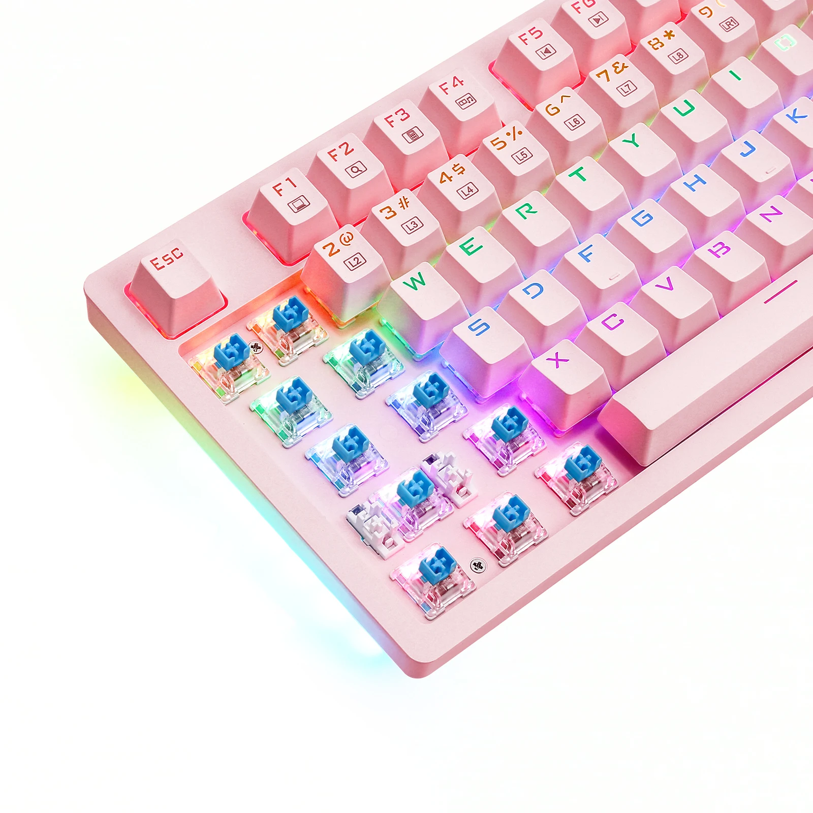 Проводная Механическая игровая клавиатура K682 полноразмерная эргономичная