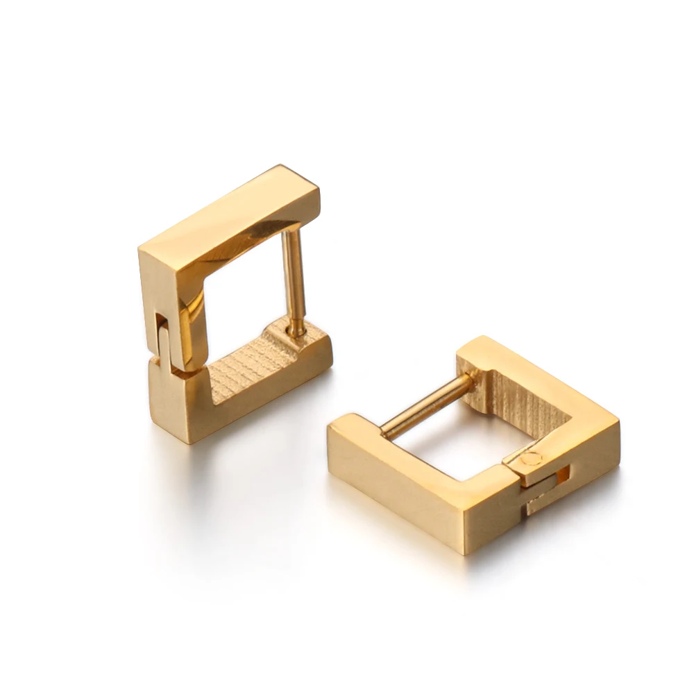 Нержавеющая сталь серьги со шпилькой для Для мужчин женщин панковские