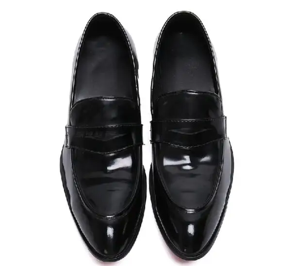 Мужские классические туфли из натуральной кожи на низком каблуке | Обувь