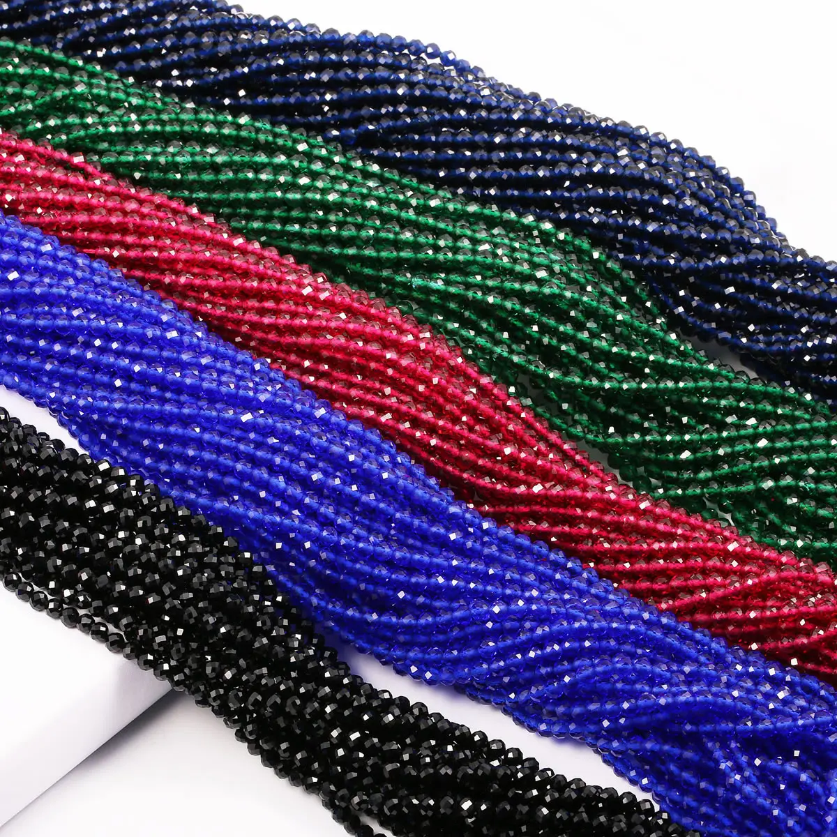 

Hot Sale New Spinels Faceted Small Beads Loose Beads Making for Jewelry DIY Bracelet Necklace Accessorie Women Gift Size 2mm 3mm