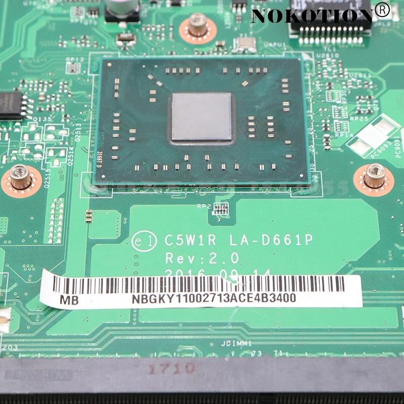 Материнская плата NOKOTION C5W1R LA D661P NBGKY11002 NB.GKY11.002 для acer aspire ES1 523 ноутбука|Материнские