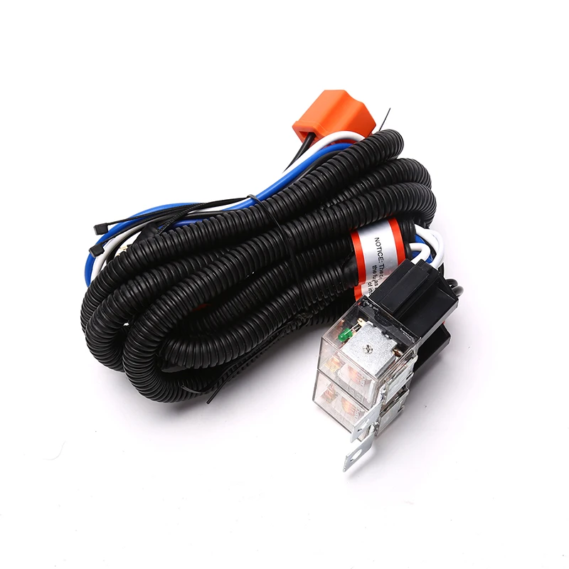 

H4 Headlight 7 Inch Relay Wiring Relay Harness 2 Car Light Bulb Socket Plug For Car Auto Headlight Accessories Dropshipping