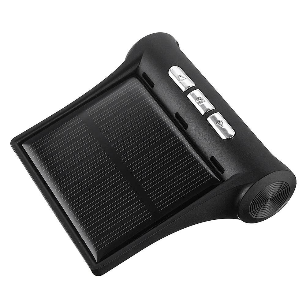 Умная Солнечная TPMS автомобильная система контроля давления в шинах 4 колеса