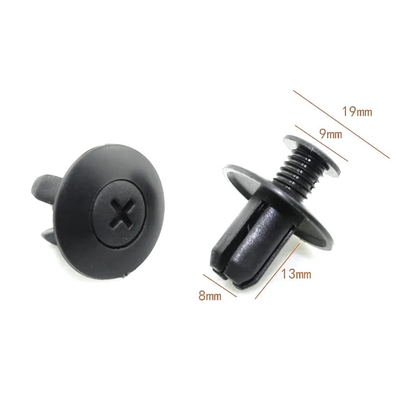 500 шт 6 мм Авто Бампер Застежка отверстие заклепки фиксатор пуш-ап крышка