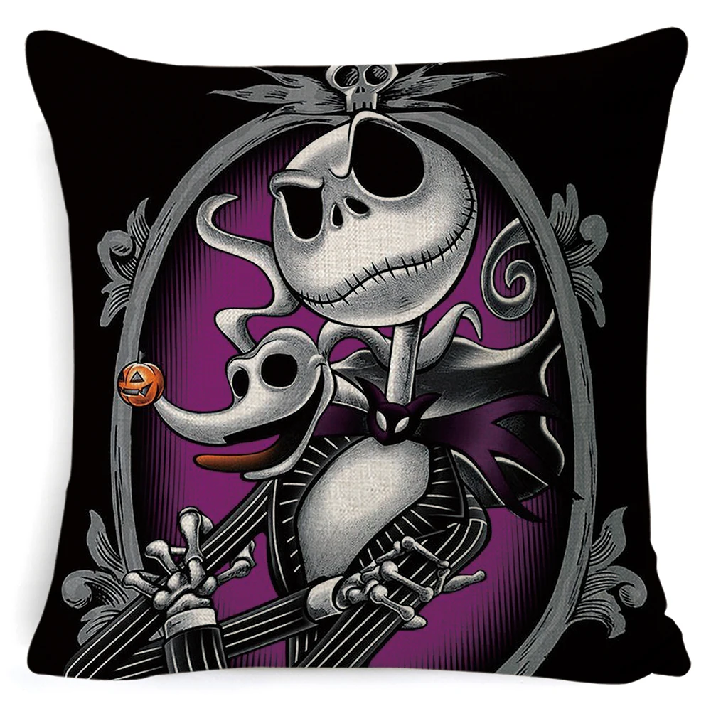 С принтом &quotКошмар перед Рождеством&quot чехлы Чехол для подушки с привидением