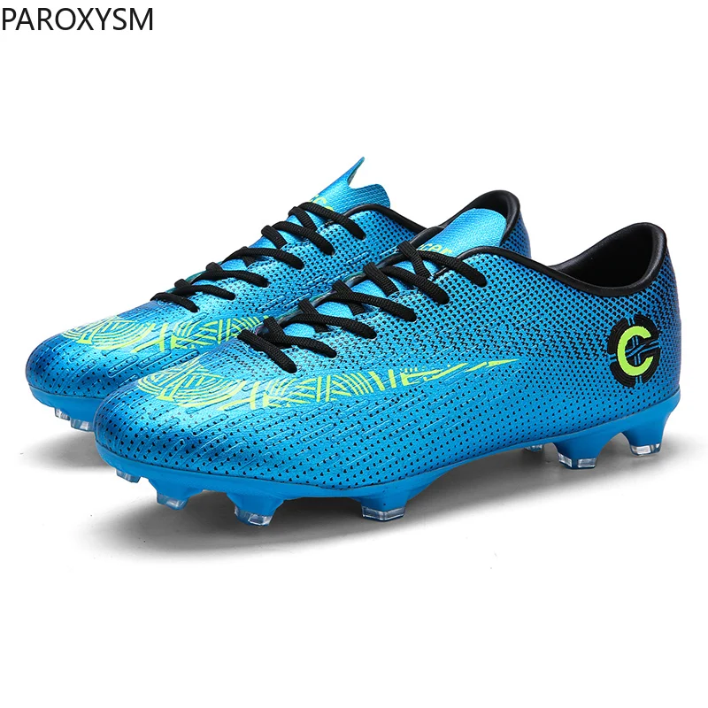 Murah Sepak Bola Pria Sepatu Buatan Rumput Super Tinggi Pergelangan Kaki Anak Outdoor Paku
