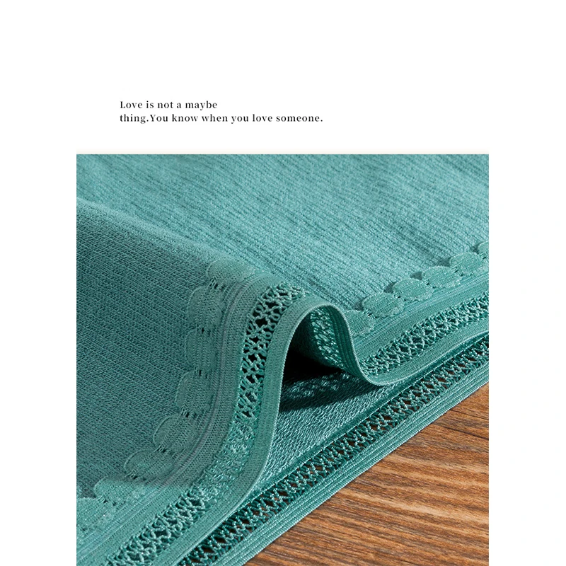 Нижнее белье женское хлопковое бесшовное пикантные дышащие трусики с низкой