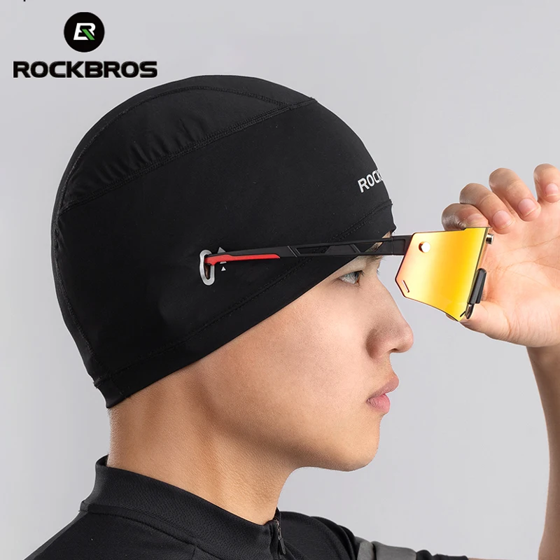 

ROCKBROS Cycling Women Men's Cap Balaklava with Glasses Holes Anti-uv High Elasticity Breathable Reflective Bandana Bicycle Hat