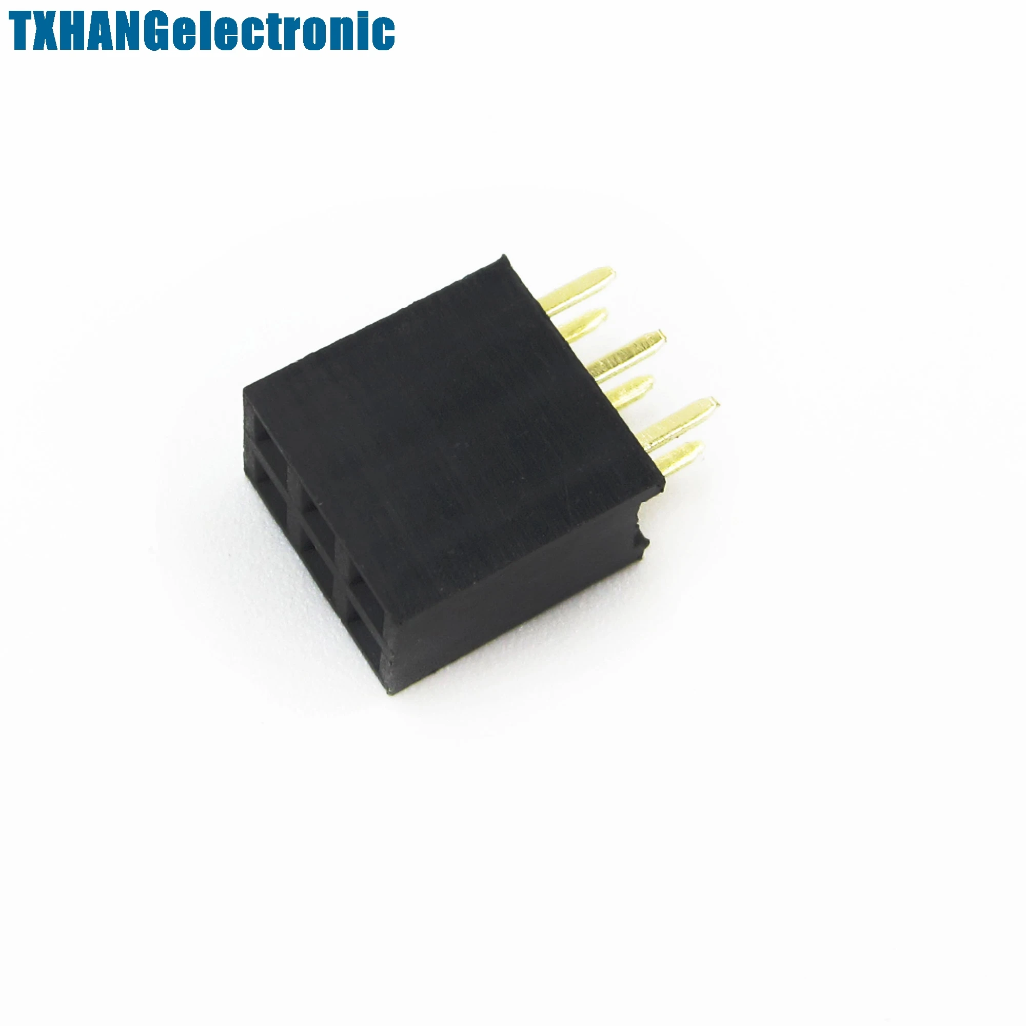 100 шт. 2x3Pin 6 P 2 54 мм Двухрядные Женский прямой Header контактный разъем