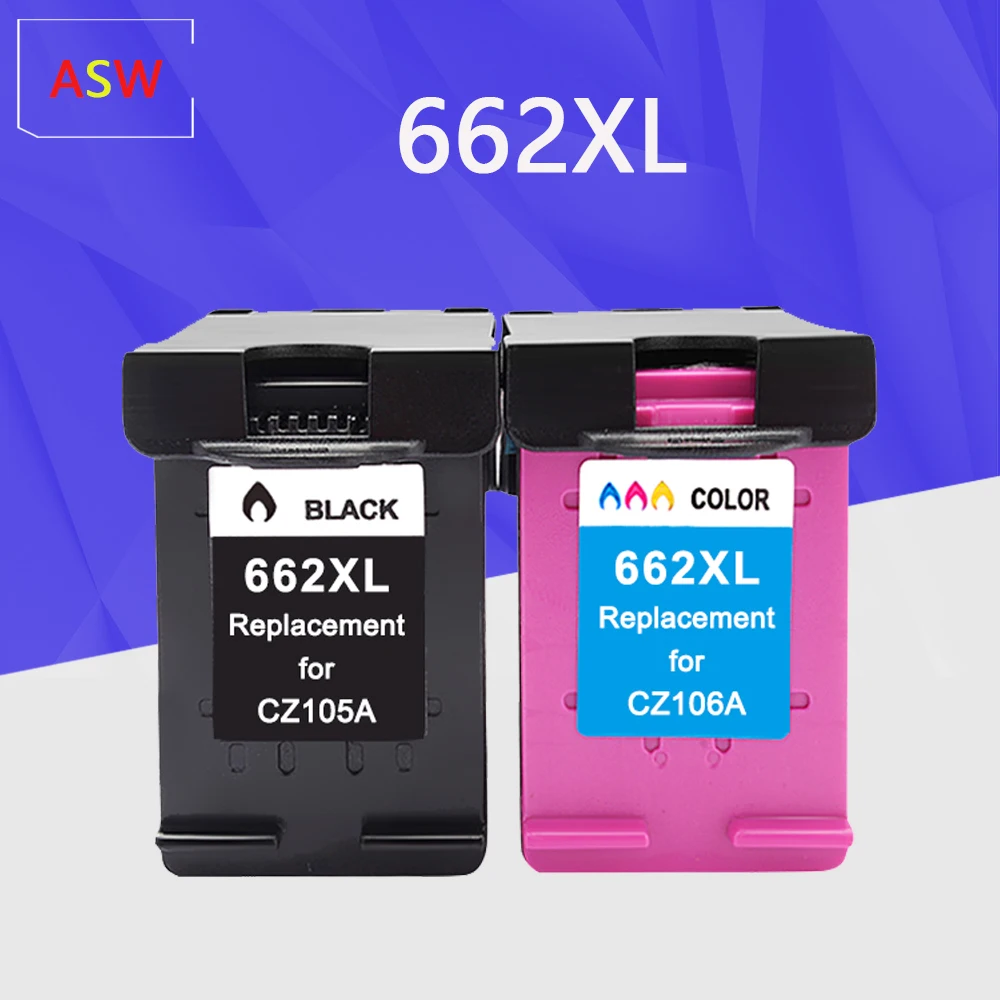 

ASW совместимый с HP662XL 662XL 662 сменный картридж для принтера HP1015 HP1515 HP2515 2545 2645 3515 3545