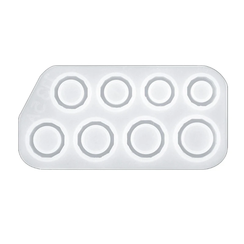 Кольца в ассортименте с украшением виде кристаллов эпоксидная смола форма