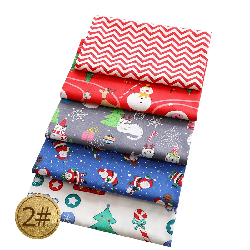 Хлопчатобумажная ткань с принтом швейная для пэчворка рукоделия материал