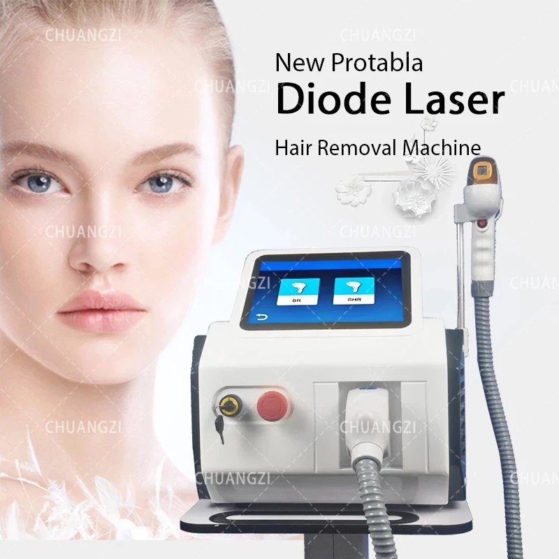 

The Latest Diode Laser Hair Removal Machine 808/755/1064nm permanent Unhairing Beauty Equipment for Salon and Home
