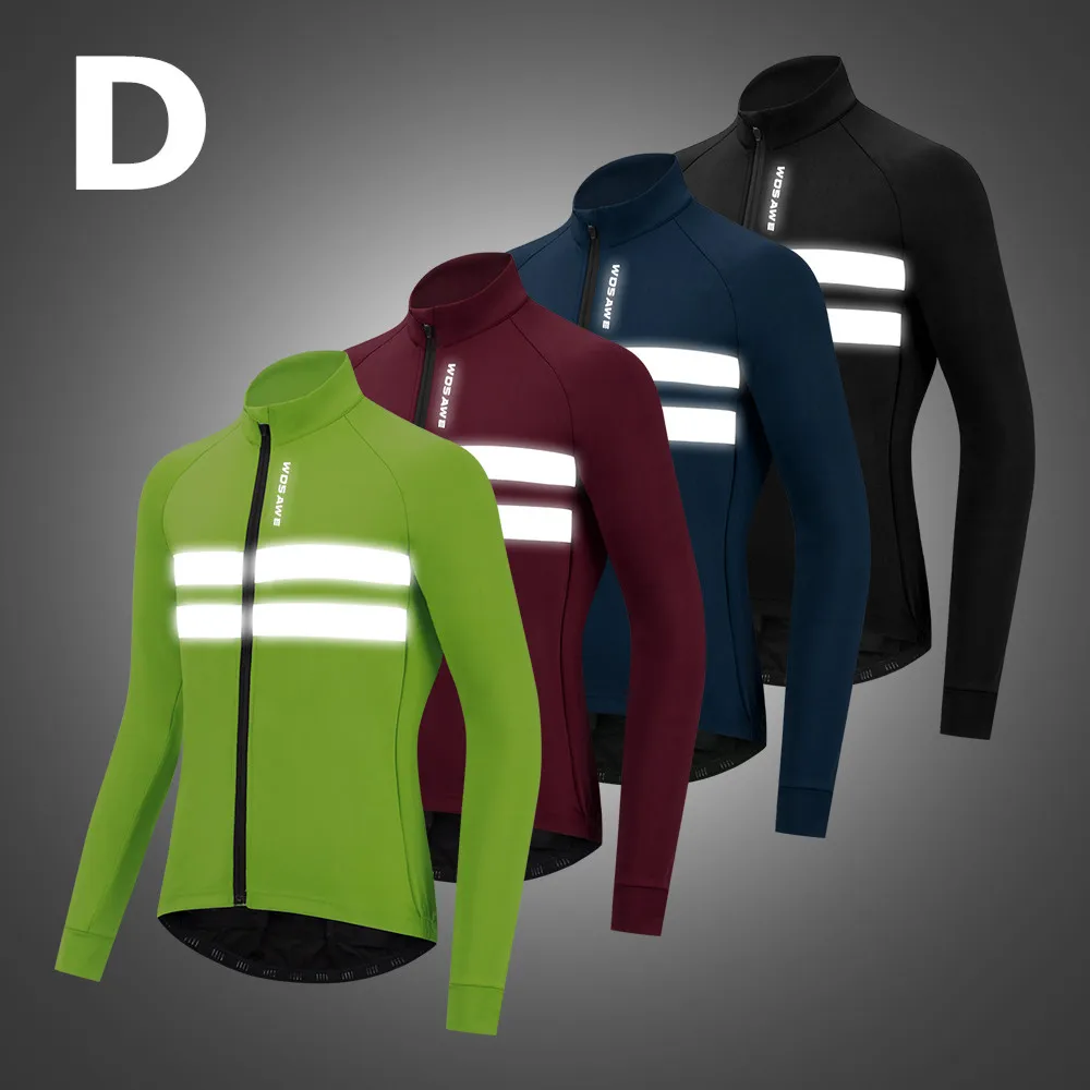 WOSAWE зимняя велосипедная куртка ветрозащитная термальная сохраняющая тепло