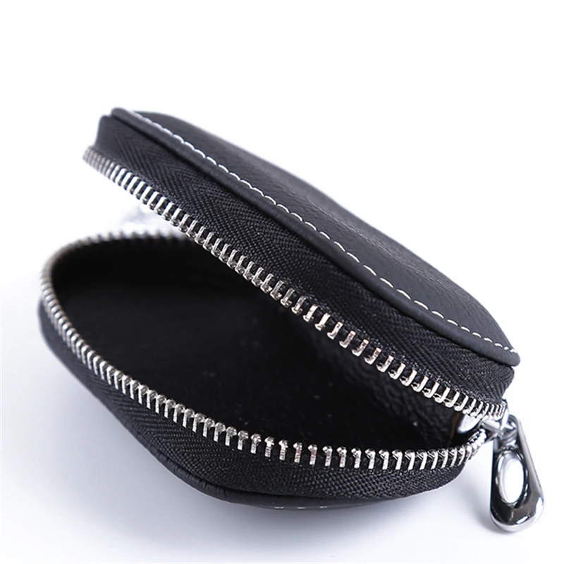 

Leather Car Key Wallets Men Key Holder Housekeeper Keys Organizer Women Keychain Covers Zipper Key Case Bag Pouch Purse