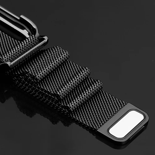 Mlianese Loop ремешок+ металлический чехол для Apple Watch 3 2 1 ремешок 42 мм 38 мм крышка Iwatch 5 4 ремешок 44 мм 40 мм браслет аксессуары для часов - Цвет ремешка: black