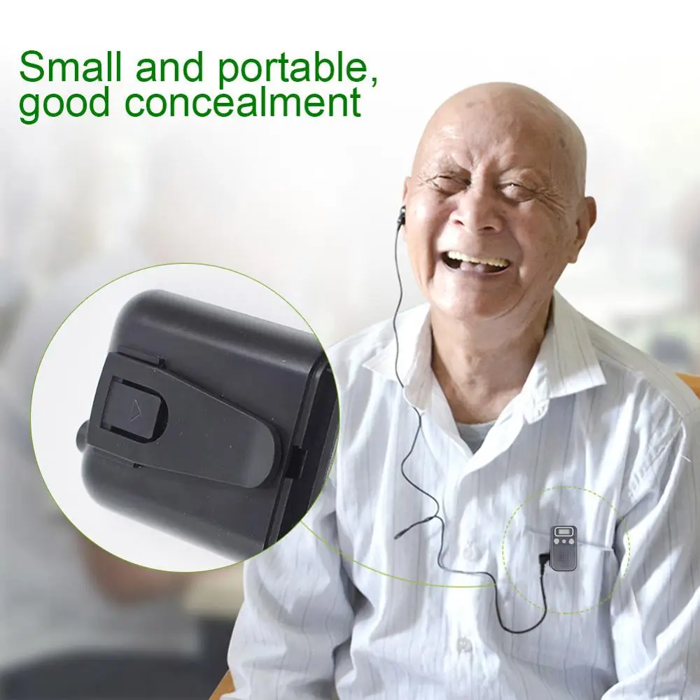 Горячая продажа регулируемый портативный небольшой усилитель звука слуховой
