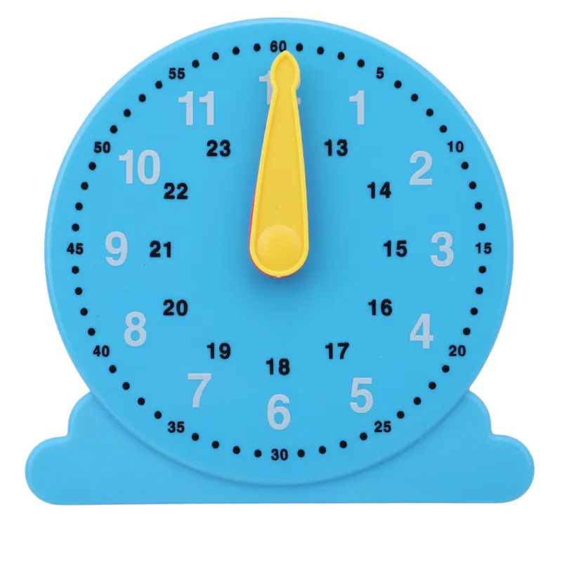 

Creative Kindergarten Baby Toy For Children Cognition Blue Clock Education Toy Early Learning Montessori Brinquedos Juguetes