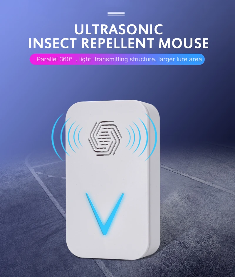 

Summer Ultrasonic Mouse Expeller Household Multi-functional Ultrasonic Electronic Mosquito Repellent Insect Killer EU/US Plug