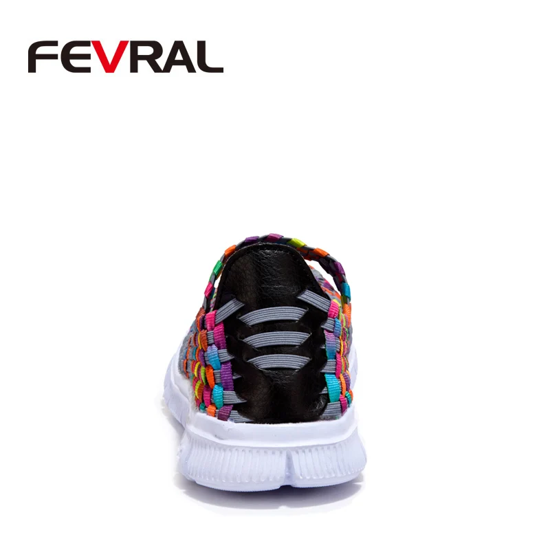 FEVRAL 2021 летняя новая женская обувь ручной работы Повседневная Брендовая удобная