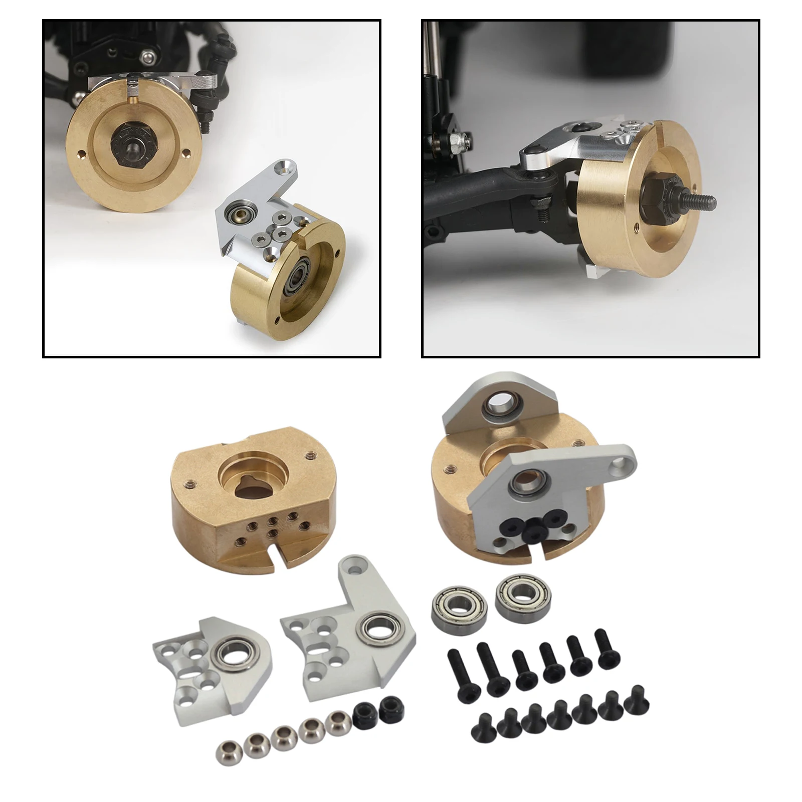 

2xHeavy Duty Internal Wheel Weights for 1/10 RC Crawler Beadlock Wheel Rims