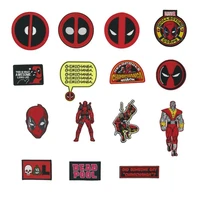 disney marvel deadpool clothes anime patches decoration iron on patches embroidery patches for disney cartoon sticker clothing