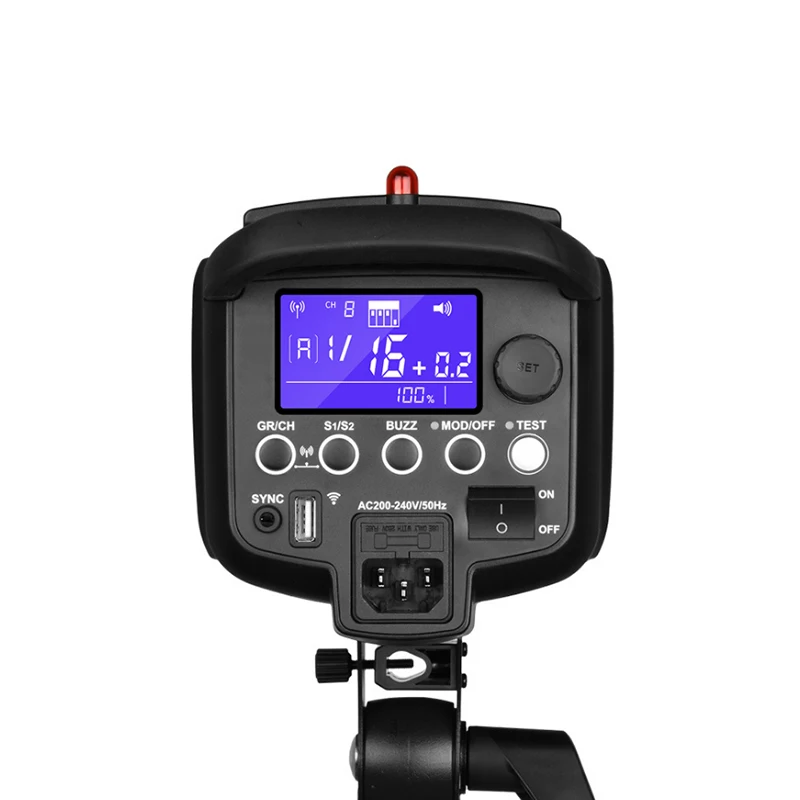 TZT Godox DP600II GN80 студийная стробоскосветильник ческая Вспышка Speedlite с 2 4G X System 110V US