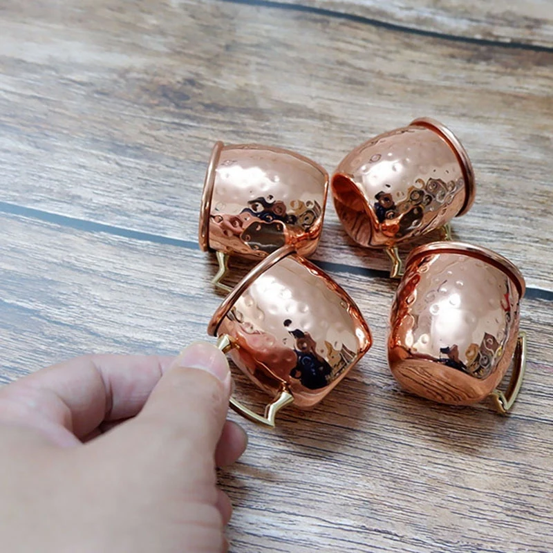 Мини-кружка из нержавеющей стали с 2 унциями в Москву мини-кружки Медная кружка