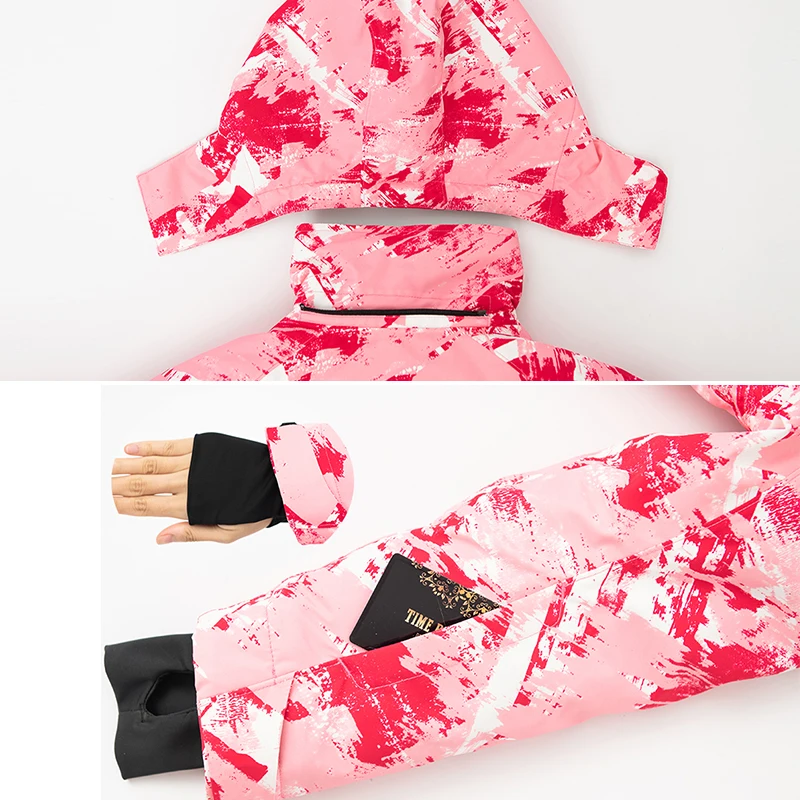 Детский лыжный костюм комплект из 2 предметов куртка для сноуборда и штаны