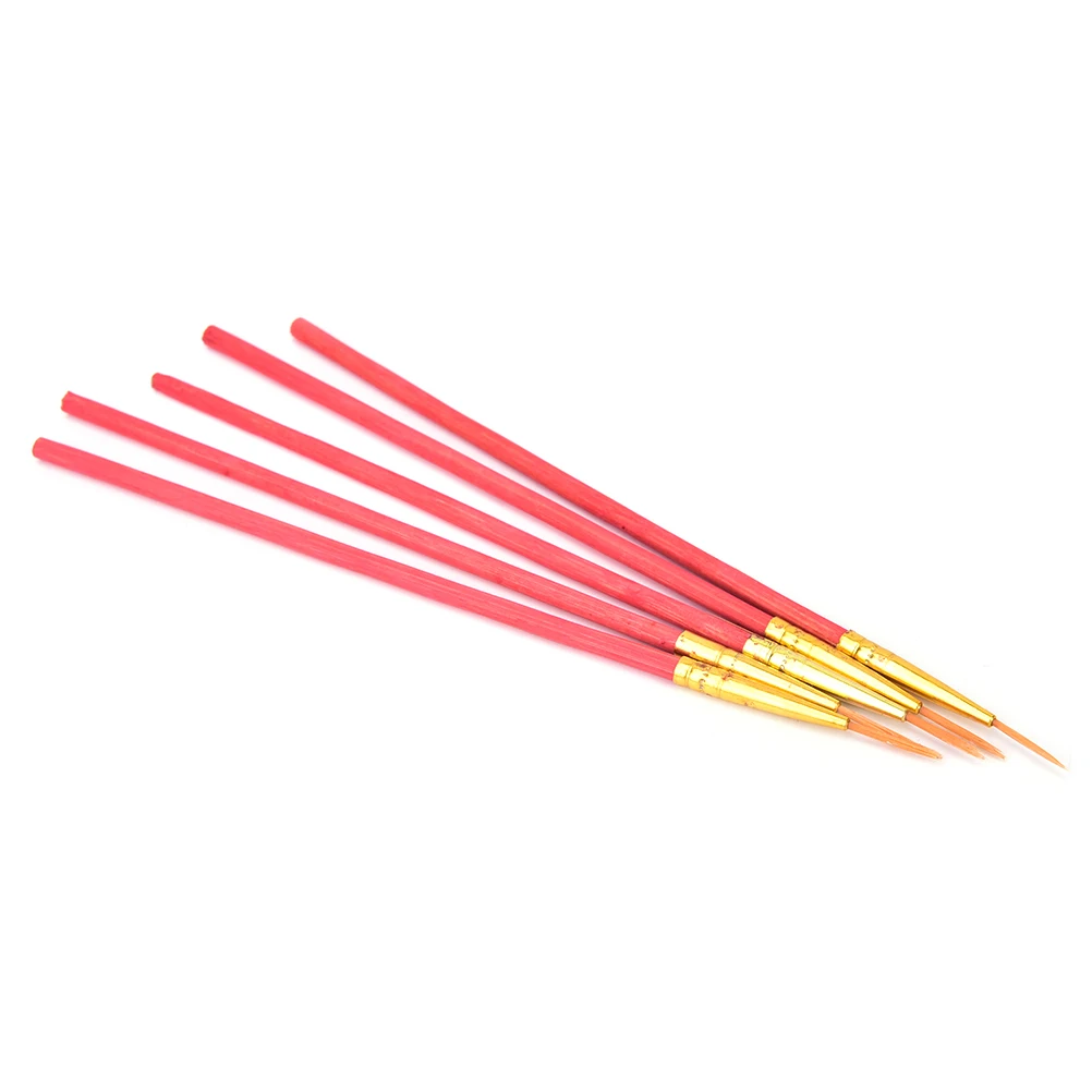 

10pcs/lot Brush pens Kids Student Watercolor Gouache Painting Pen Nylon Hair Wooden Handle Paint Brush Set Drawing Art Supplies