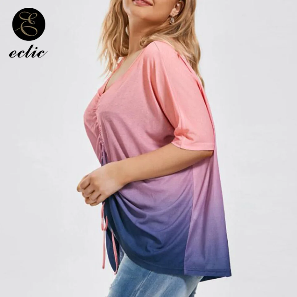 Градиент Цвет Краситель Для Галстука Стиль Футболка Больше Плюс Сайз 100 Кг Xl 5xl