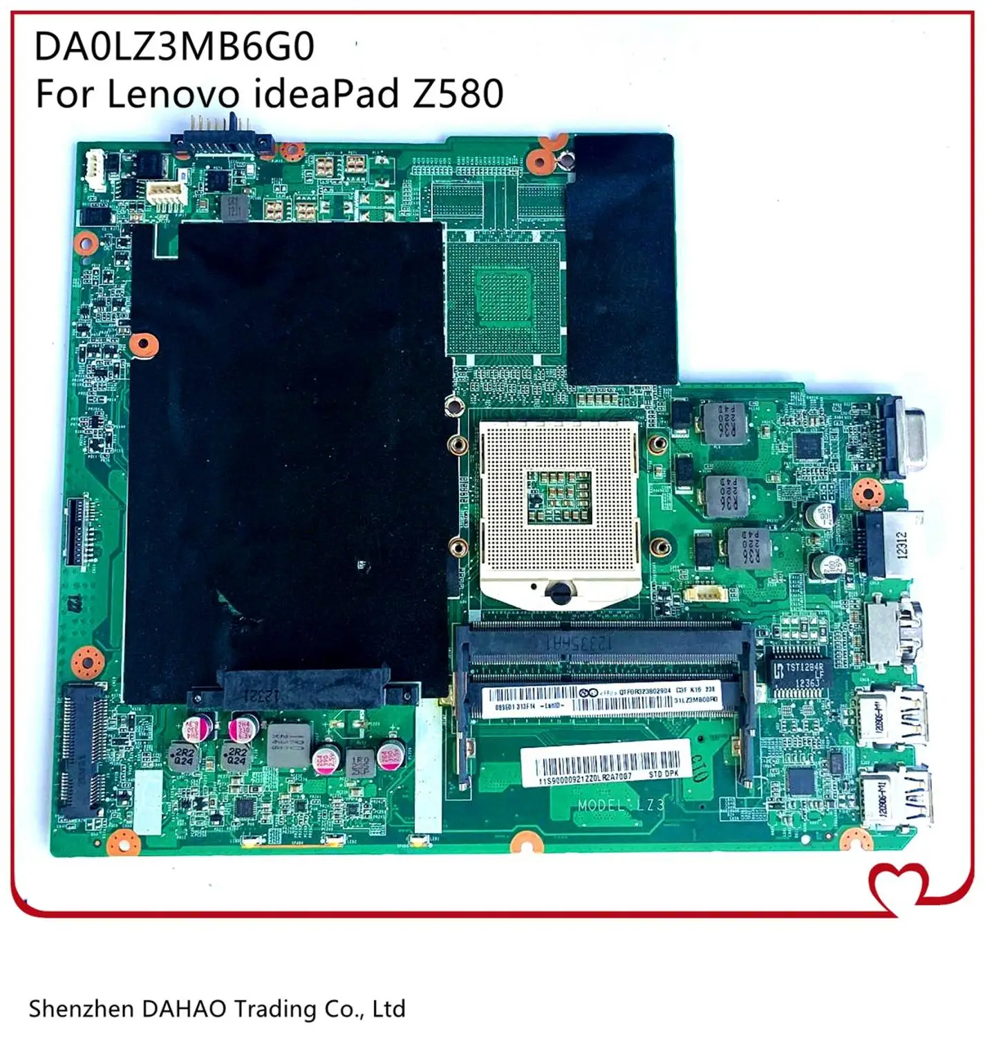 

Original Laptop motherboard For LENOVO Ideapad Z580 Mainboard DA0LZ3MB6G0 11S90000921ZZ 90000921 HM75 DDR3 100% Fully Tested