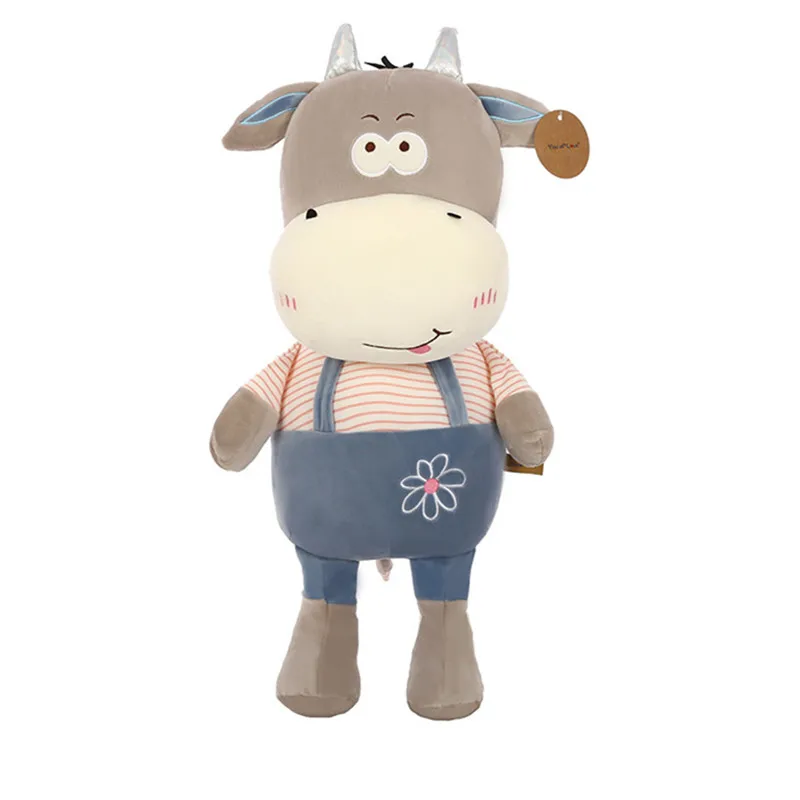 

80cm New Bobby Cat Plush Toys Soft Overall Down Cotton Bobby Cattle Stuffed Animal Doll Creative gifts