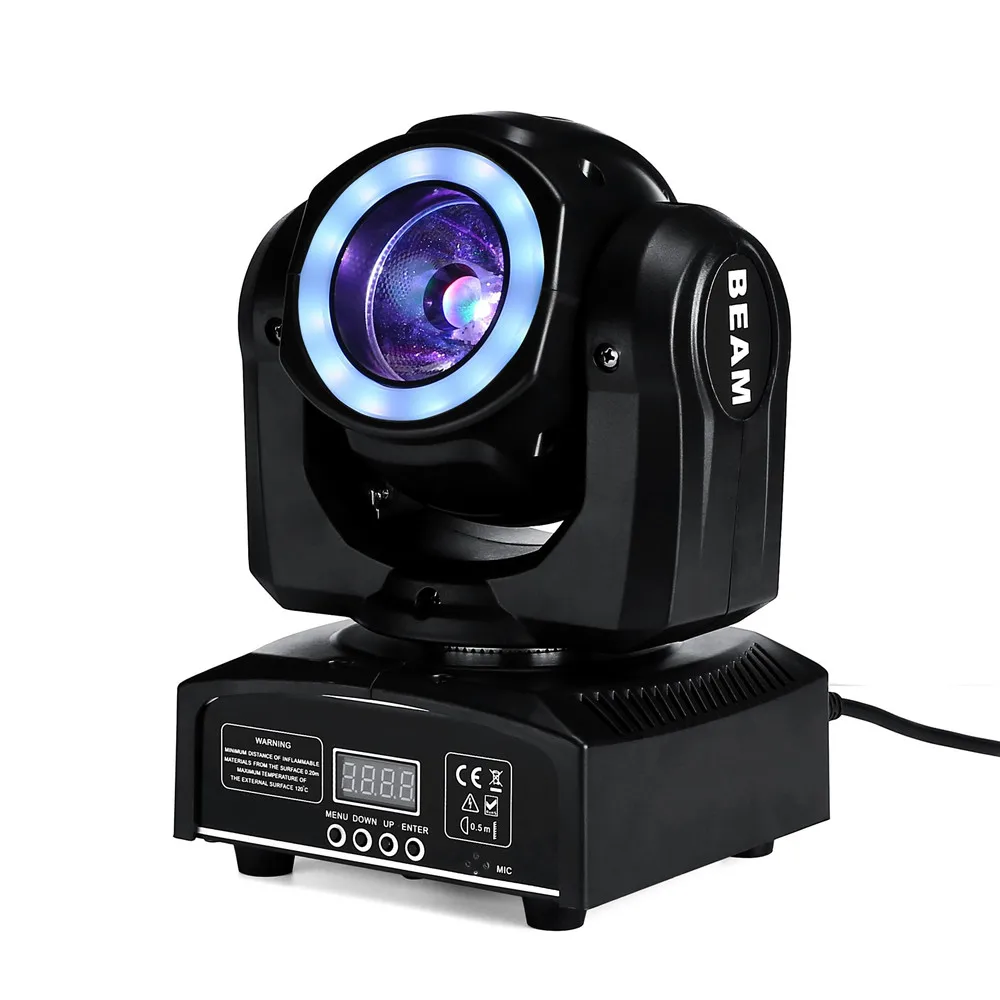 Миниатюрный светодиодный светильник 60 Вт перемещение с 12 светодиодами SMD5050 RGB 3 в 1