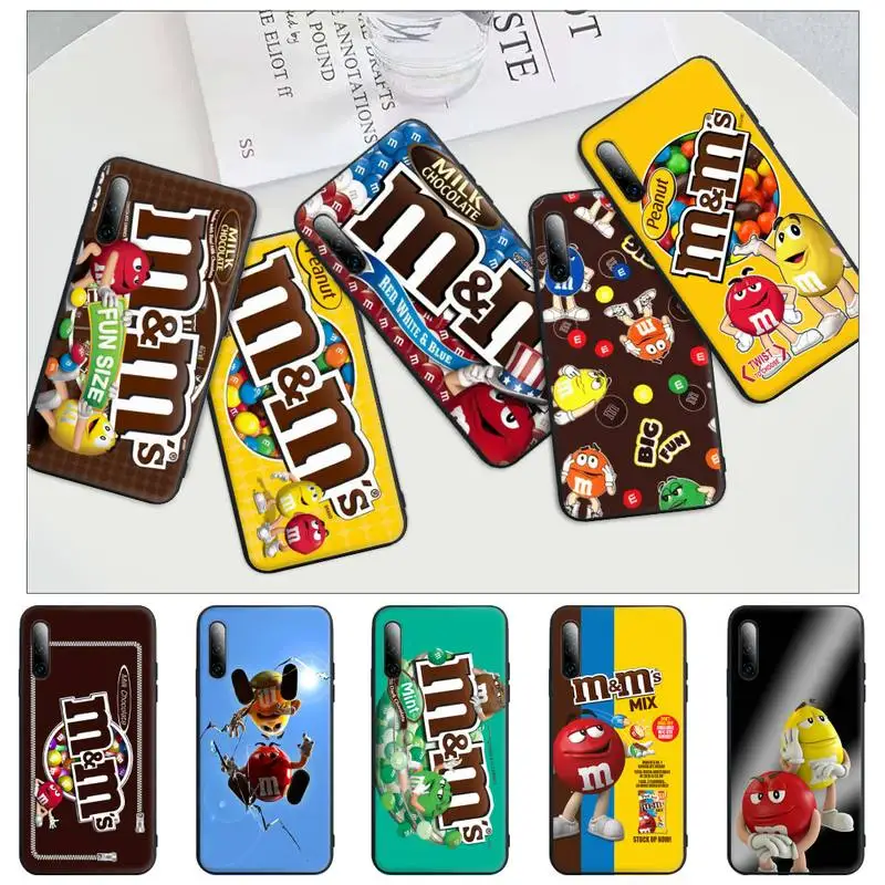

M&M'S Chocolate Nutella Bottle Black Rubber Phone Cover For Redmi S2 4X 5 5A Plus 6 6A 7 7A 8 8A 9 9A Case