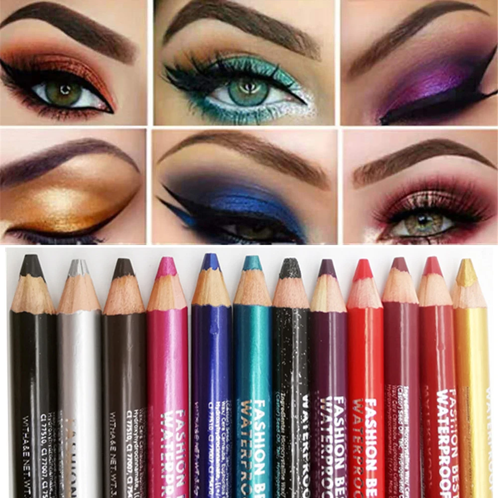 

Eyeliner Pen Highlighter Waterproof Eyeshadow Pencil Cosmetic Glitter EyeShadow Pen Cosmetic Glitter Eye Shadow Matte Eyeliner